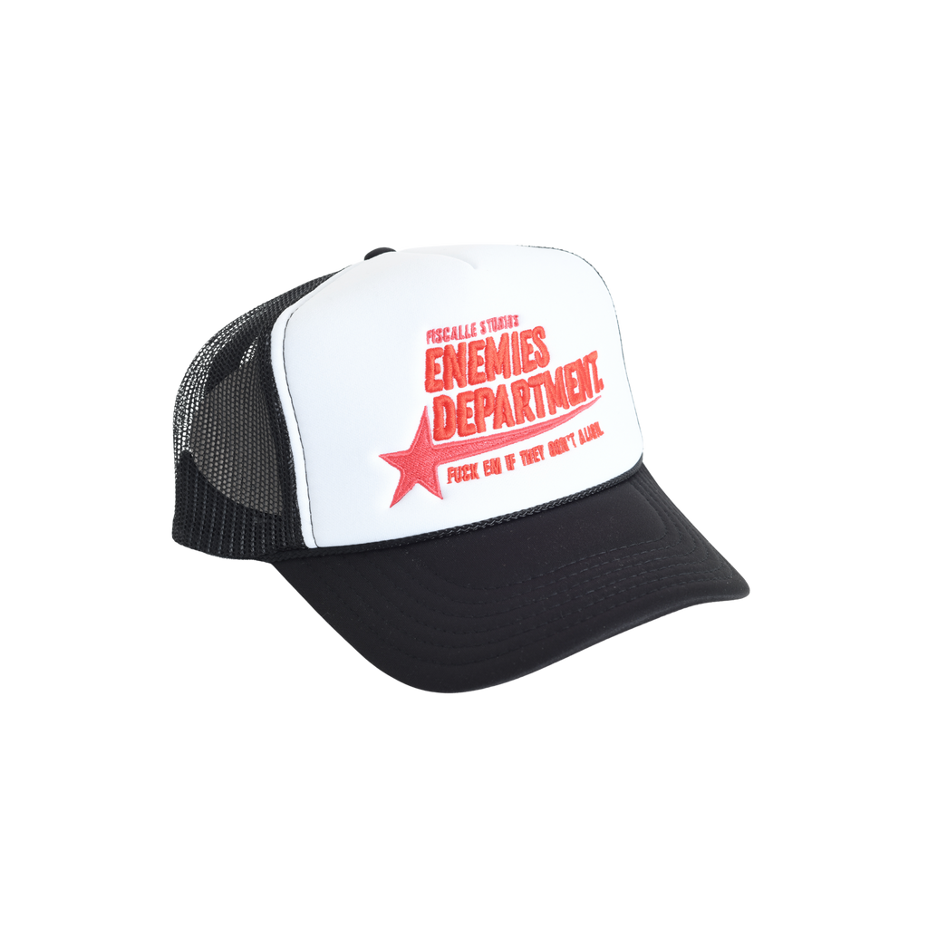 Fiscalle Studios® ENEMIES DEPARTMENT TRUCKER [BLACK]