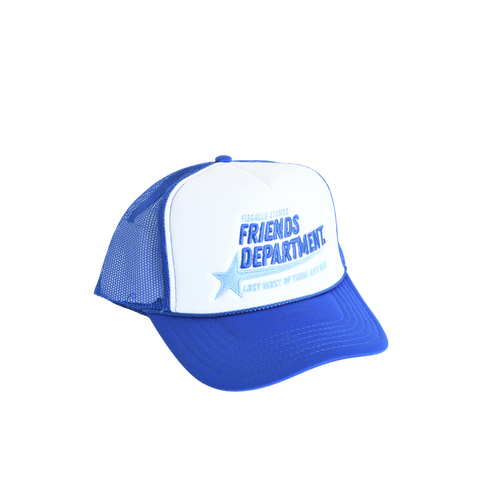 Fiscalle Studios® FRIENDS DEPARTMENT TRUCKER [BLUE]
