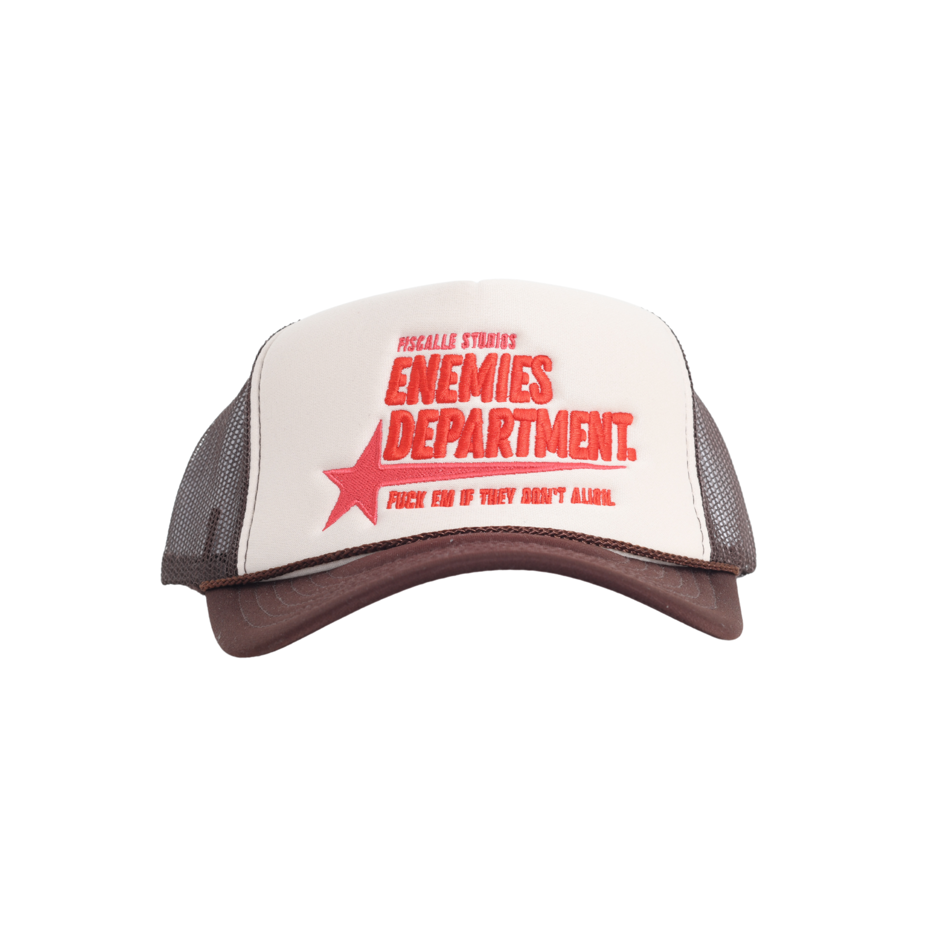 Fiscalle Studios® ENEMIES DEPARTMENT TRUCKER [BROWN]